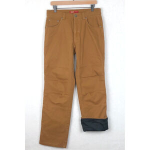 EASTERN MOUNTAIN SPORTS Fencemender Insulated Lined Pants Men's 32x32 Brown EUC